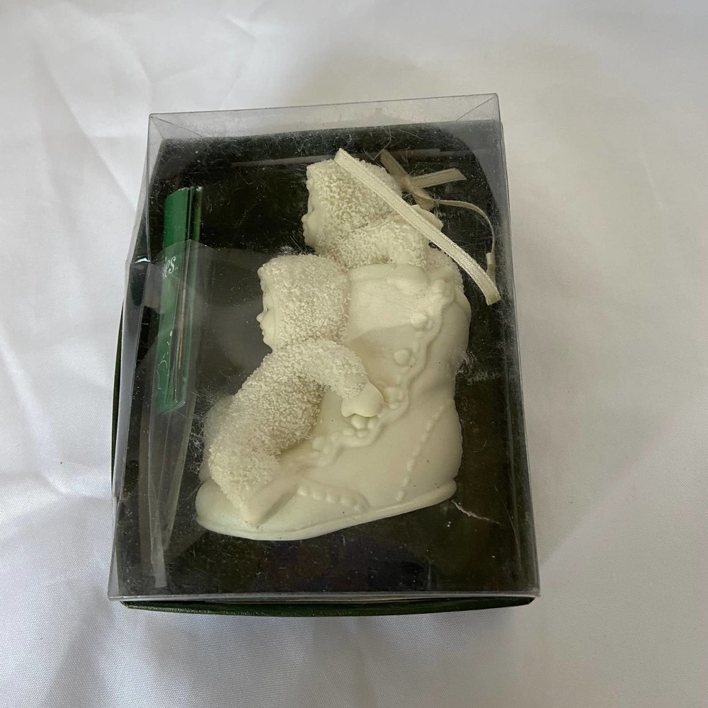 Dept 56 Snowbabies One Two High Button Shoe Retired   68844 New in Box NIB